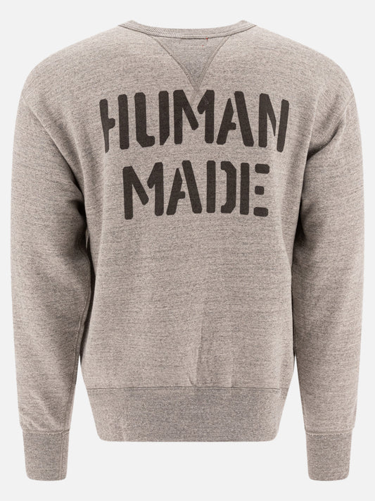Human Made Felpa "Military" 16928153_M Grey 2