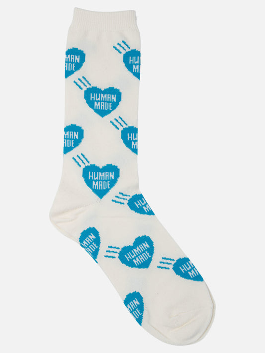 Human Made Calze "Heart" 15111075_L Blue 1