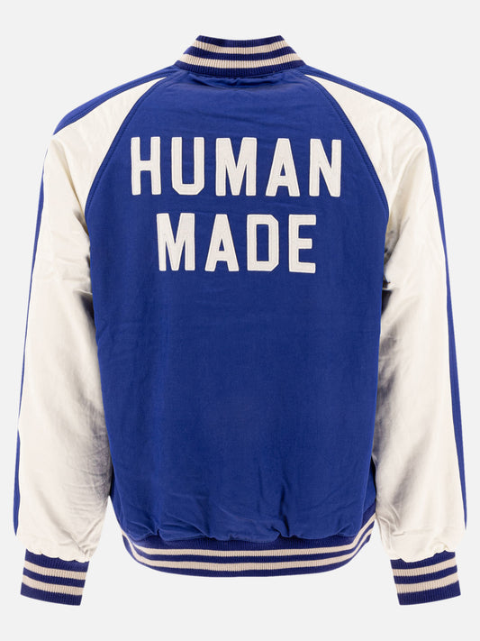 Human Made Bomber stile vintage 11247045_L Blue 2