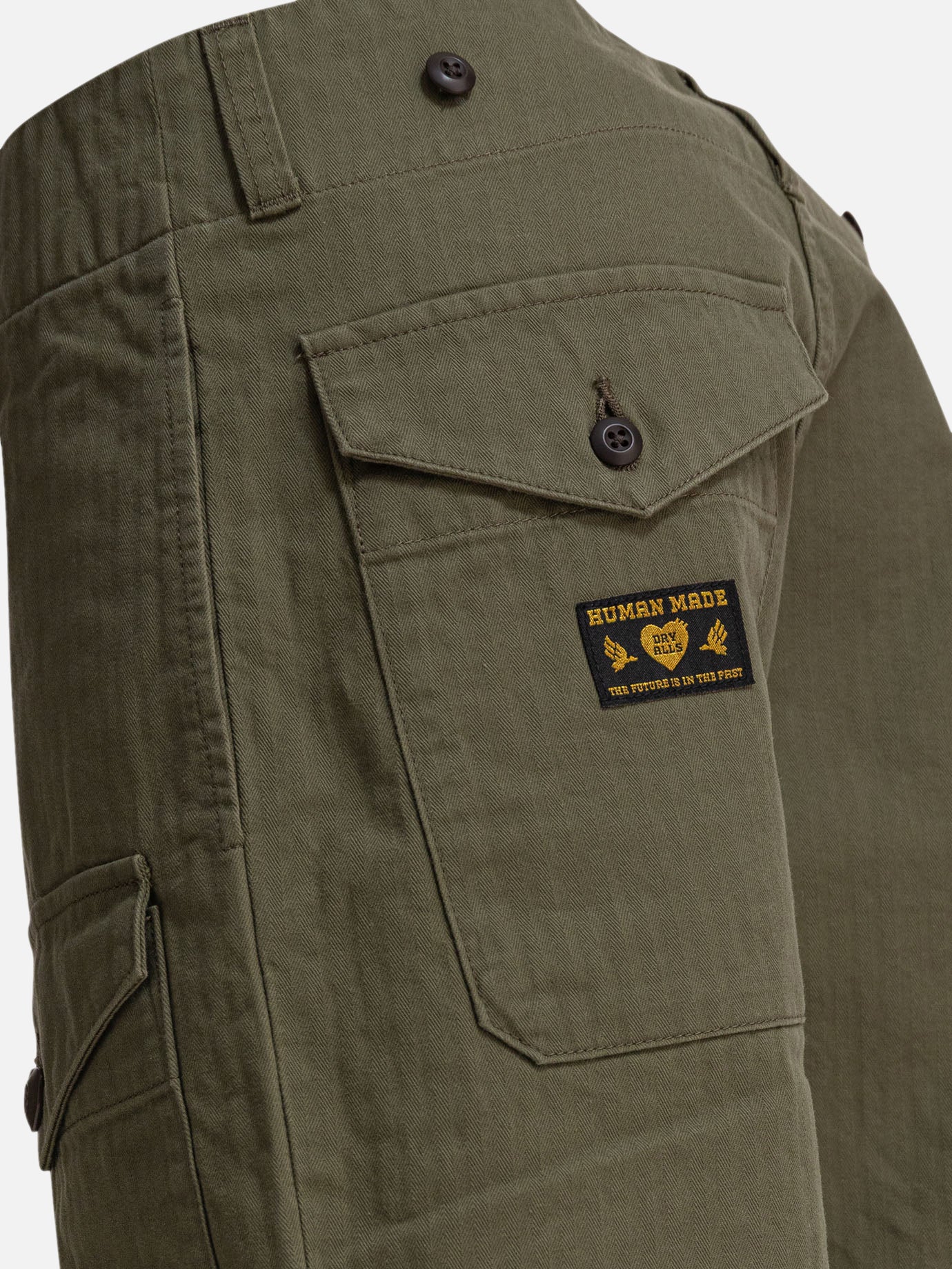 Pantaloni cargo & parachute Solid colour  Verde - Human Made Uomo | PDP | VIETTI Online Store | thumbnail_4