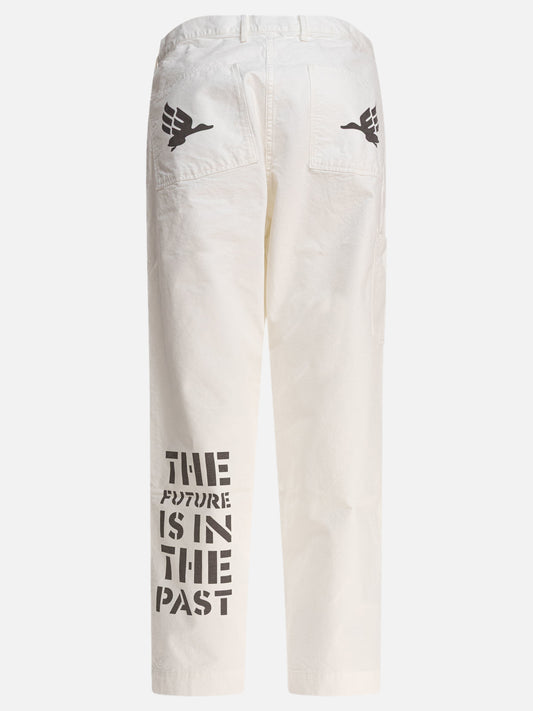Human Made Pantaloni "Sailor" 17575232_L White 2