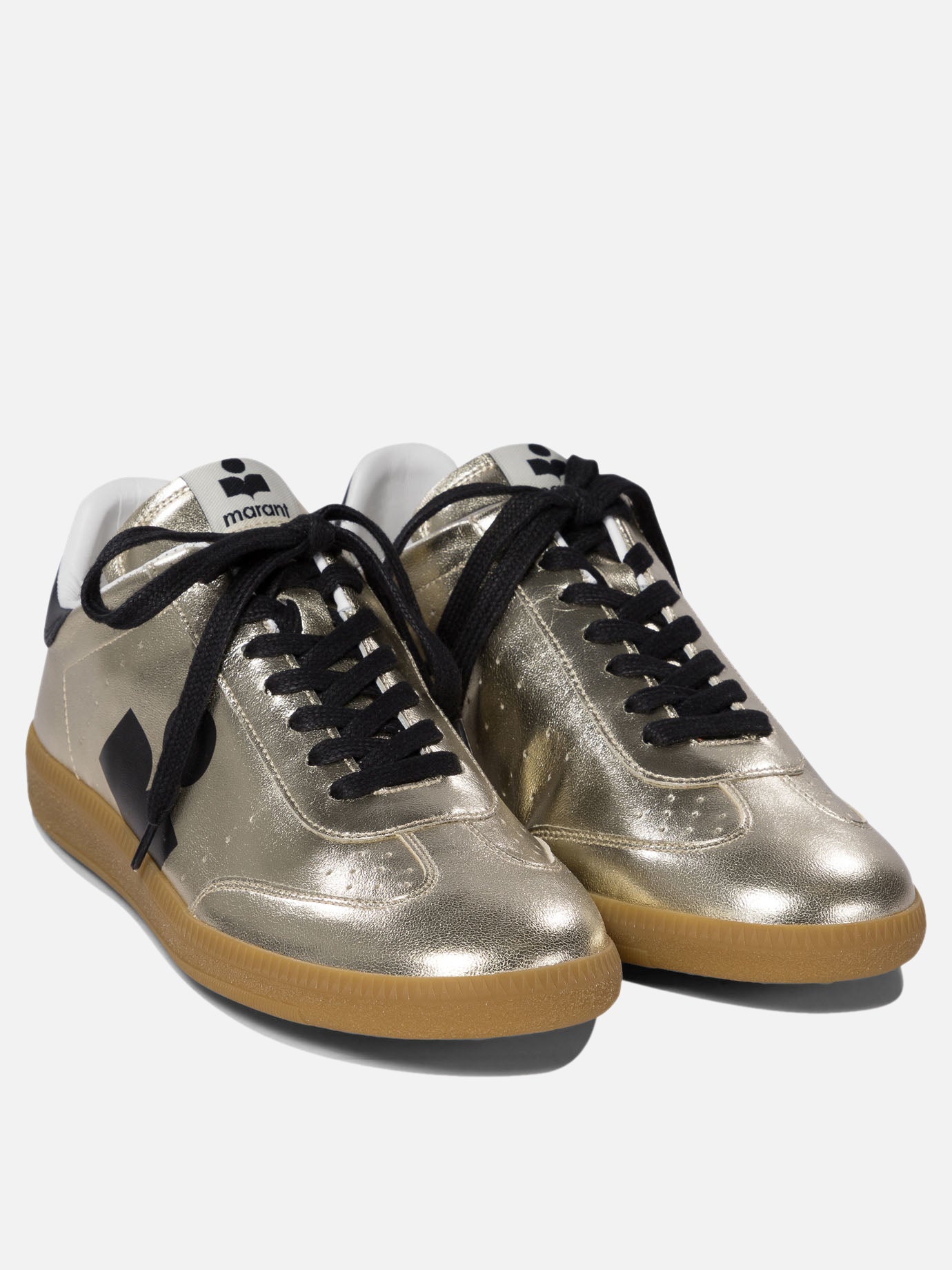 Sneaker basse 100% leather - 100% rubber  Oro - Isabel Marant Donna | PDP | VIETTI Online Store | thumbnail_2