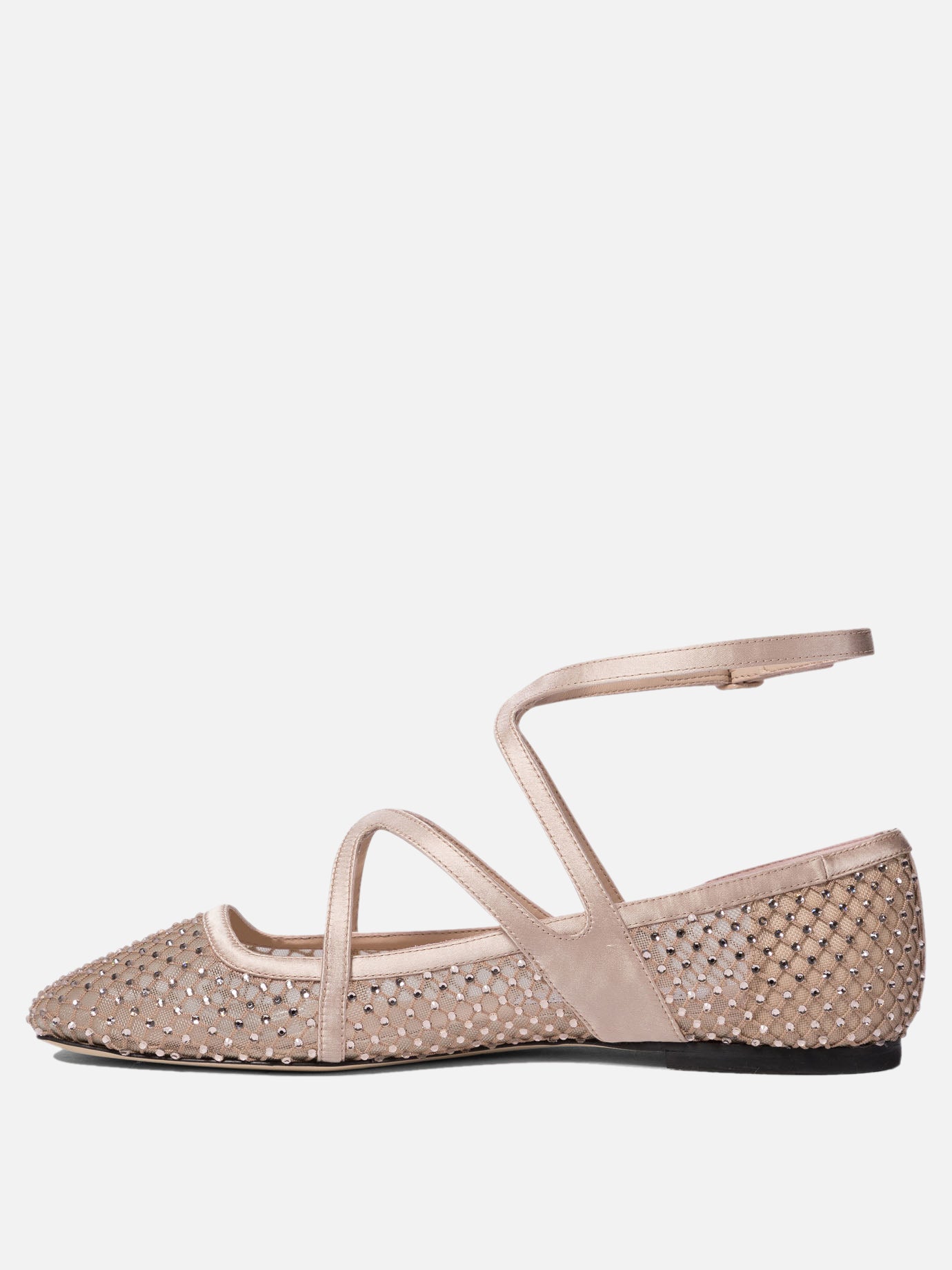 Ballerine classiche 80% polyamide 20% leather - 95% leather 5% rubber  Rosa - Jimmy Choo Donna | PDP | VIETTI Online Store | Zoom-Modal_3
