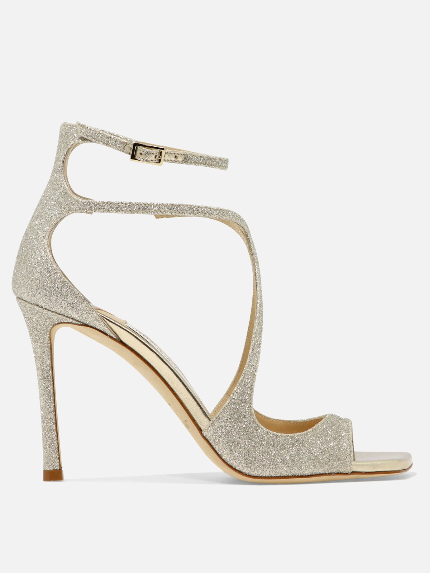 Sandali con tacco 100% leather - 100% leather  Grigio - Jimmy Choo Donna | PDP | VIETTI Online Store | thumbnail