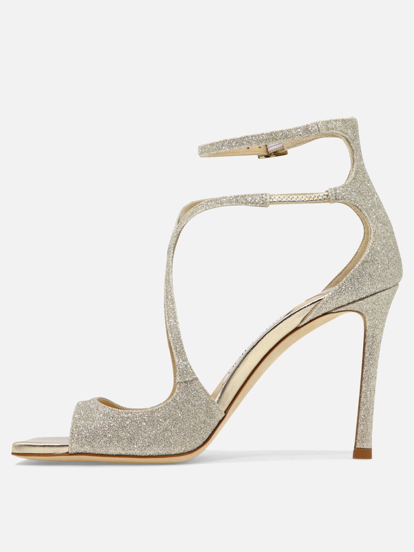 Sandali con tacco 100% leather - 100% leather  Grigio - Jimmy Choo Donna | PDP | VIETTI Online Store | thumbnail_3