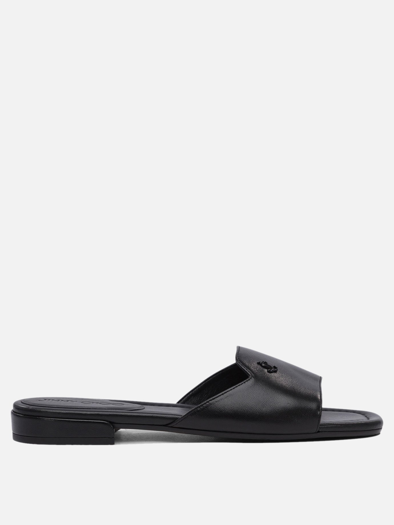 Sandali bassi 100% leather - 50% leather 50% rubber  Nero - Jimmy Choo Donna | PDP | VIETTI Online Store | Zoom-Modal
