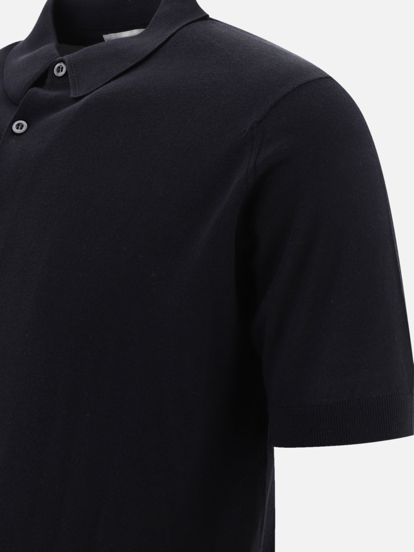 John Smedley "Adrian" polo shirt Black