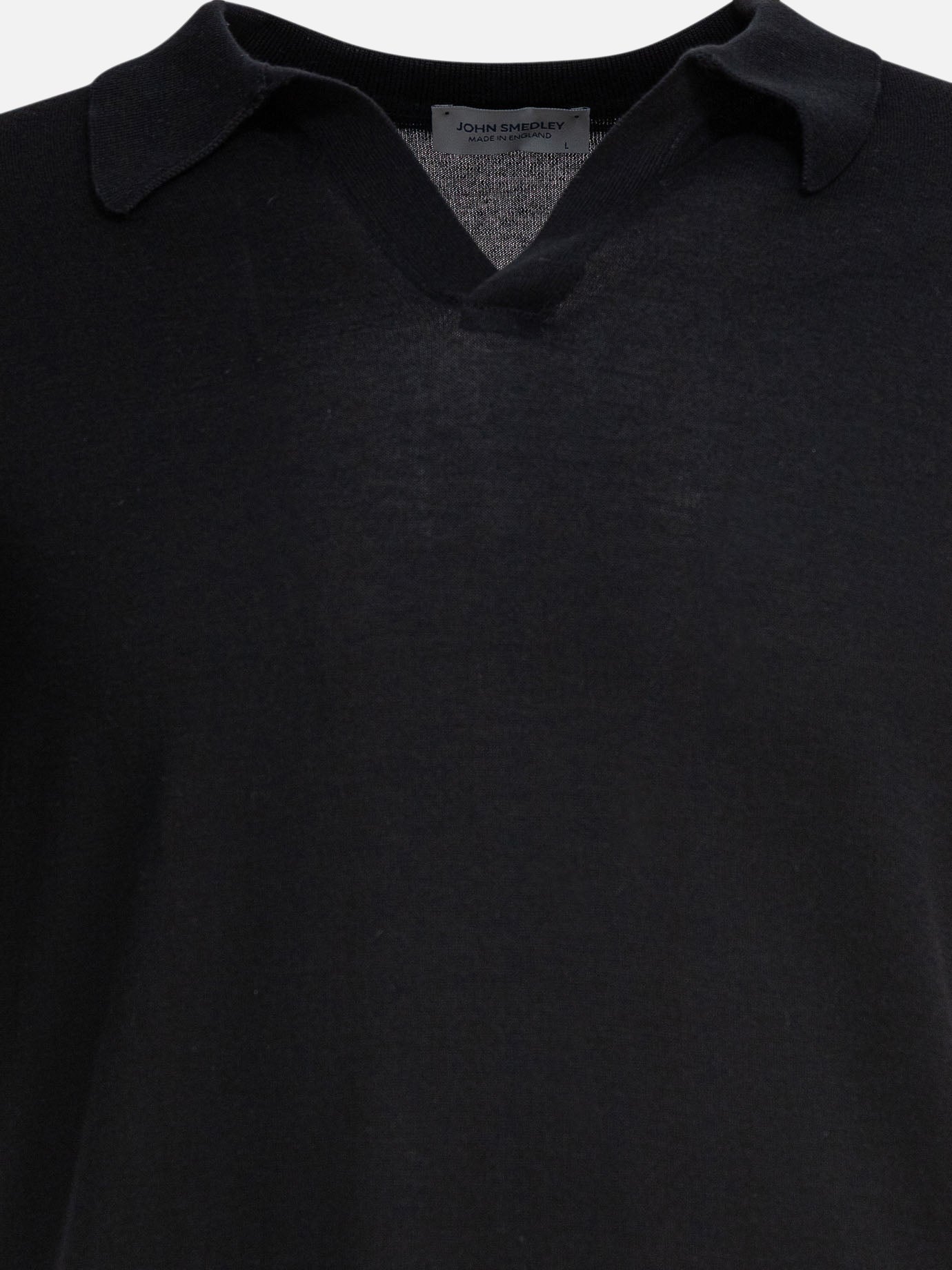 John Smedley "Noah" polo shirt Black