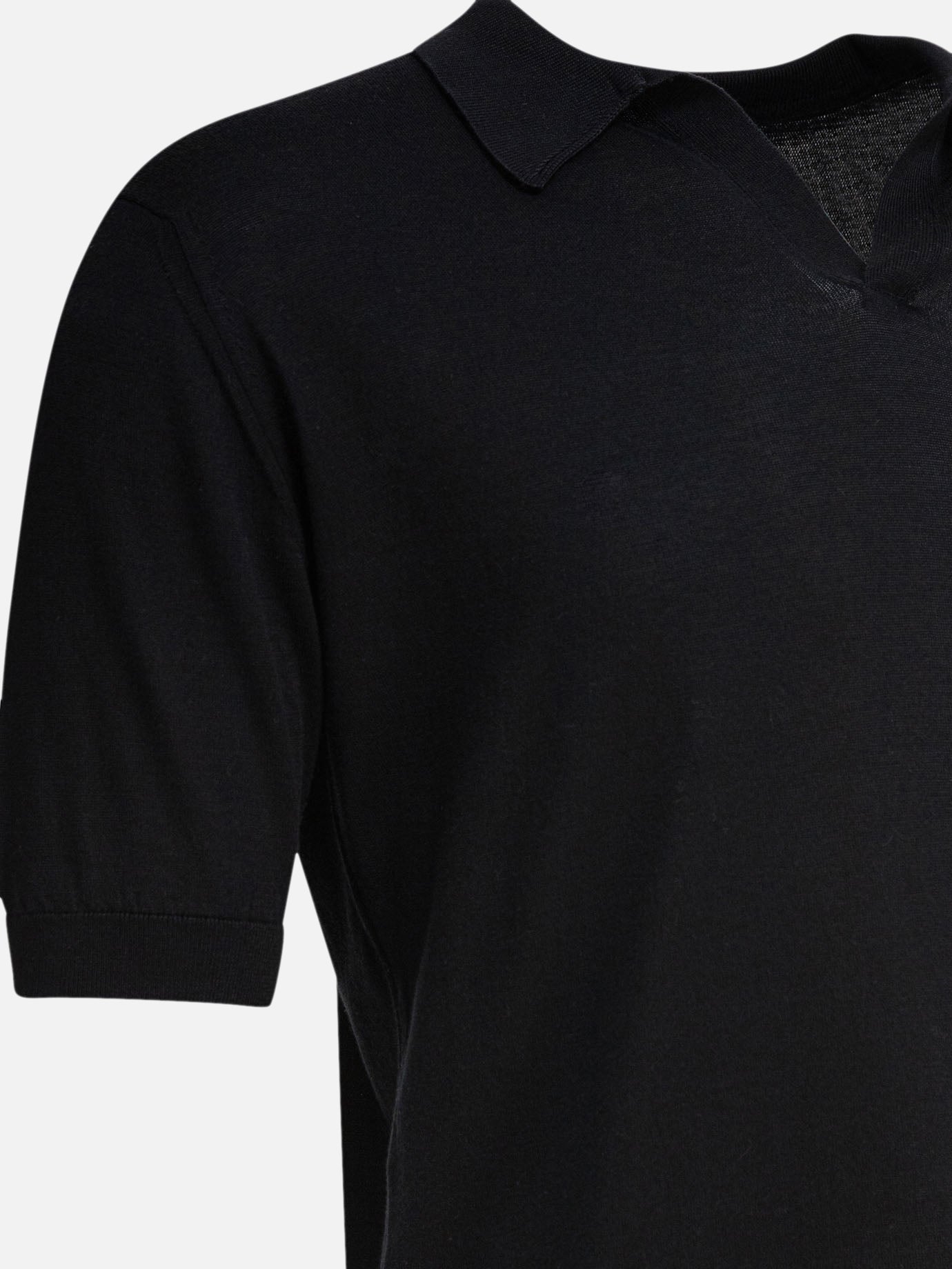 John Smedley Polo &quot;Noah&quot; 16108807_M Black thumbnail_4