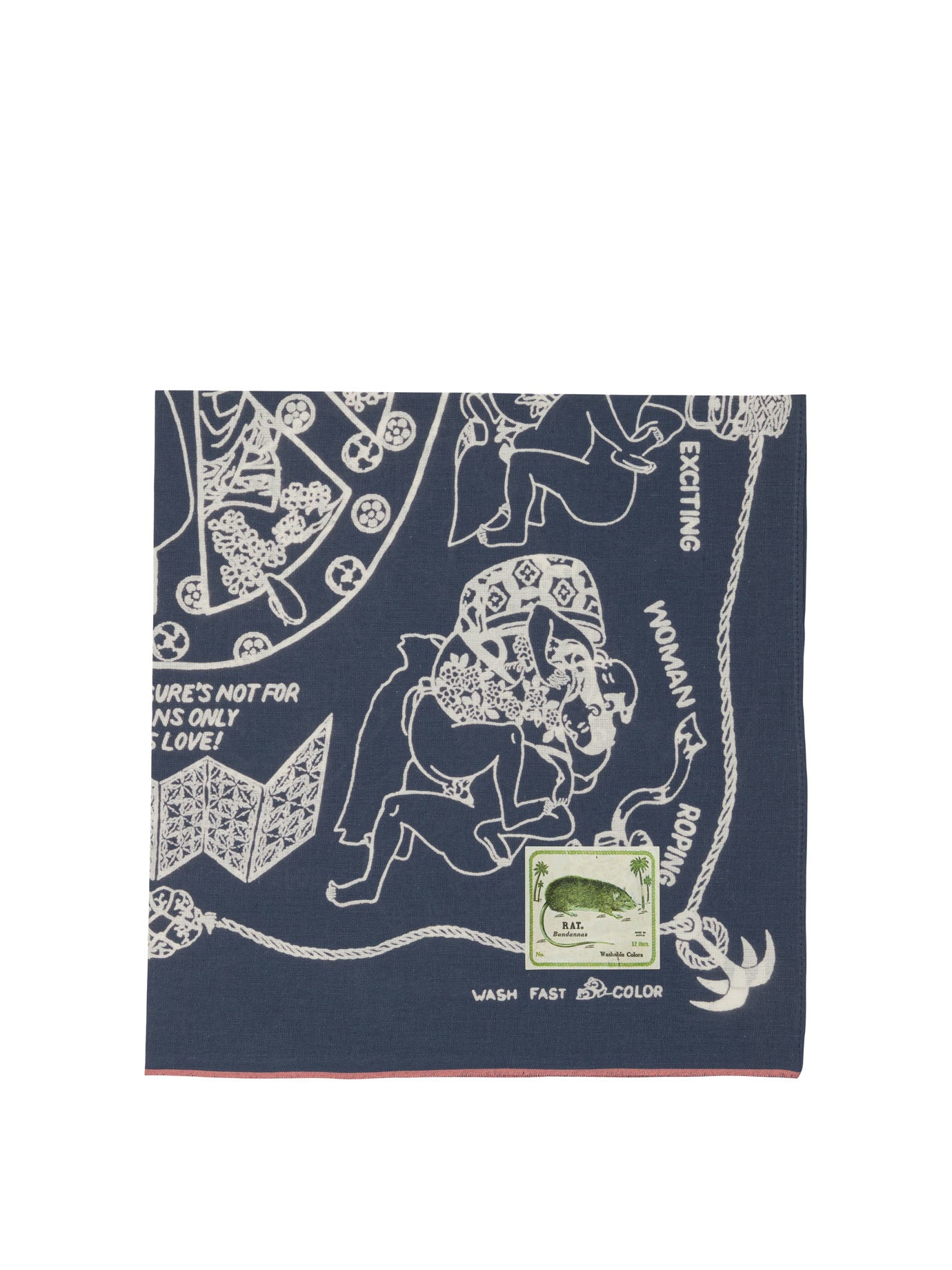 KAPITAL Foulard &quot;Yobai&quot; 22008576_UNI Blue thumbnail_1