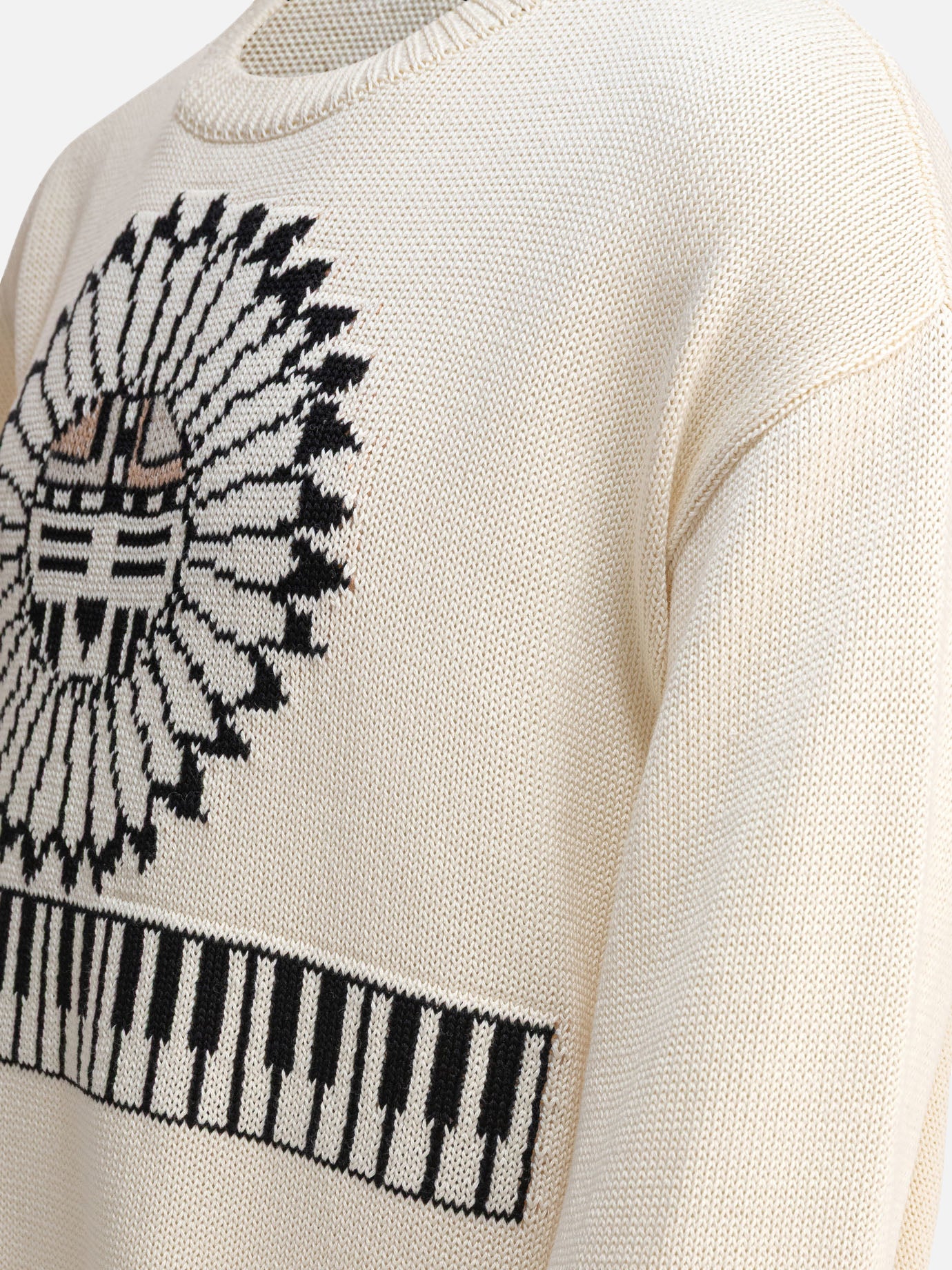 Crewneck sweaters Print  Beige - KAPITAL Men | PDP | VIETTI Online Store | Zoom-Modal_4
