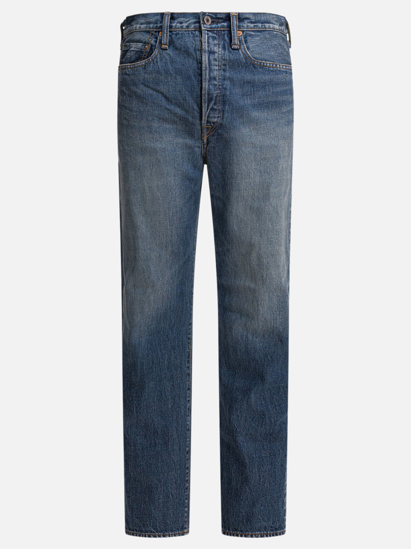 Jeans a gamba dritta Denim  Blu - KAPITAL Uomo | PDP | VIETTI Online Store | thumbnail