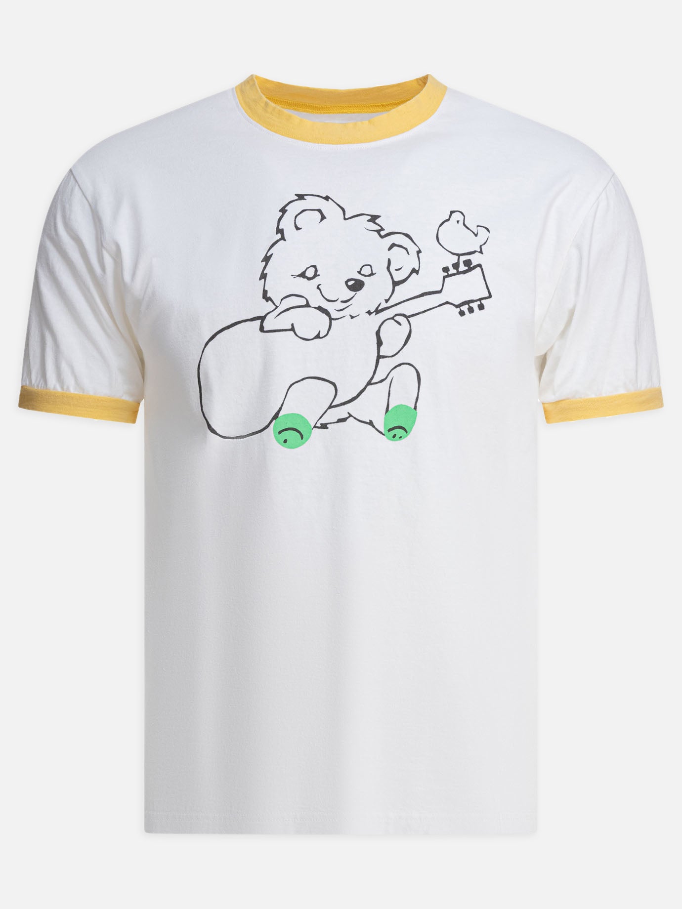 KAPITAL T-shirt &quot;Little Bear &amp; Harmony&quot; 15910183_1 Yellow thumbnail_1