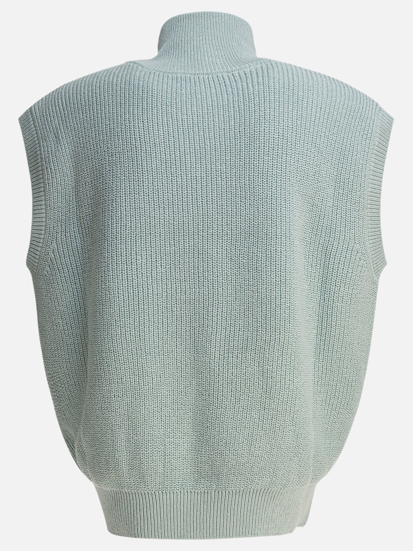 KAPITAL Half-zip vest Green