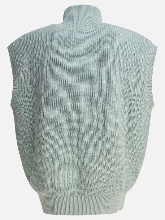 KAPITAL Gilet con mezza cerniera 19325205_3 Green 2