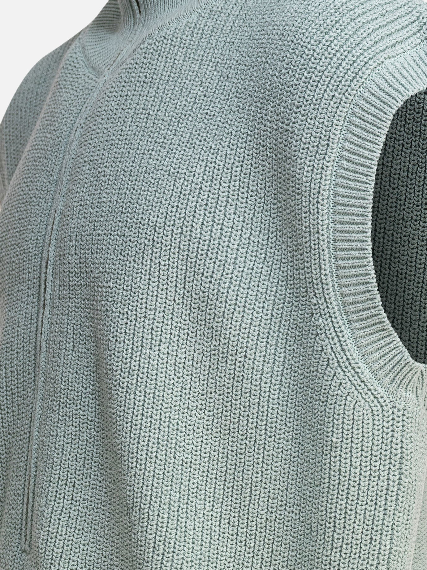 KAPITAL Half-zip vest Green
