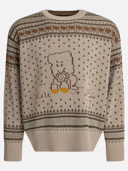 KAPITAL Maglione "Fair Isle Peckish Rainbowy" 14834263_3 Beige 1