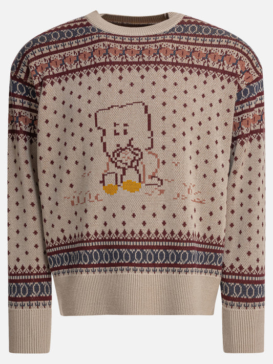 KAPITAL Maglione "Fair Isle Peckish Rainbowy" 12649391_3 Brown 1