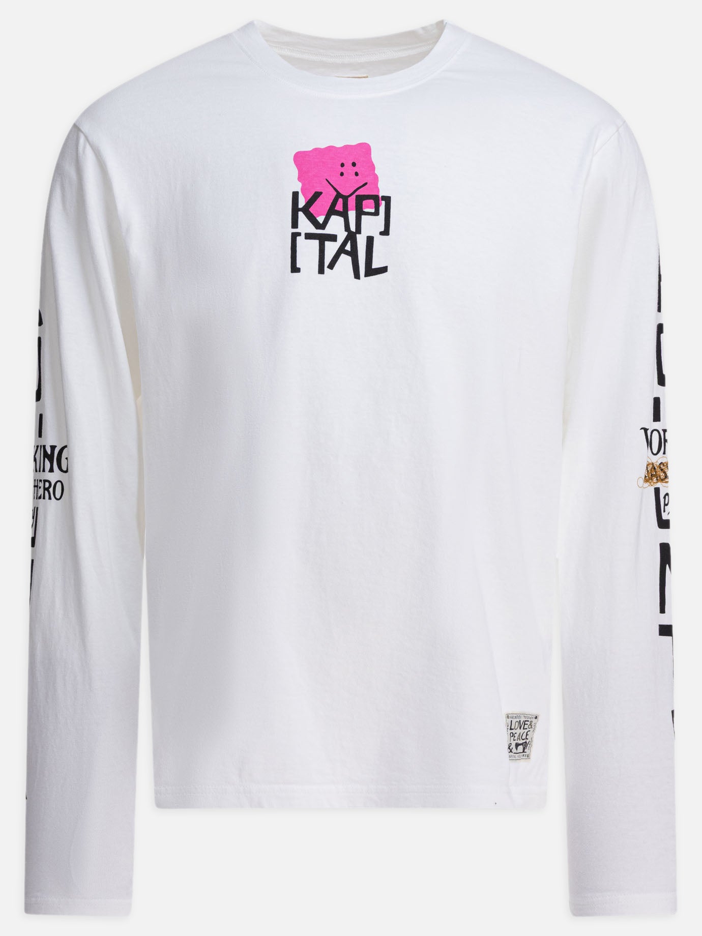 T-shirt girocollo Print  Bianco - KAPITAL Uomo | PDP | VIETTI Online Store | thumbnail