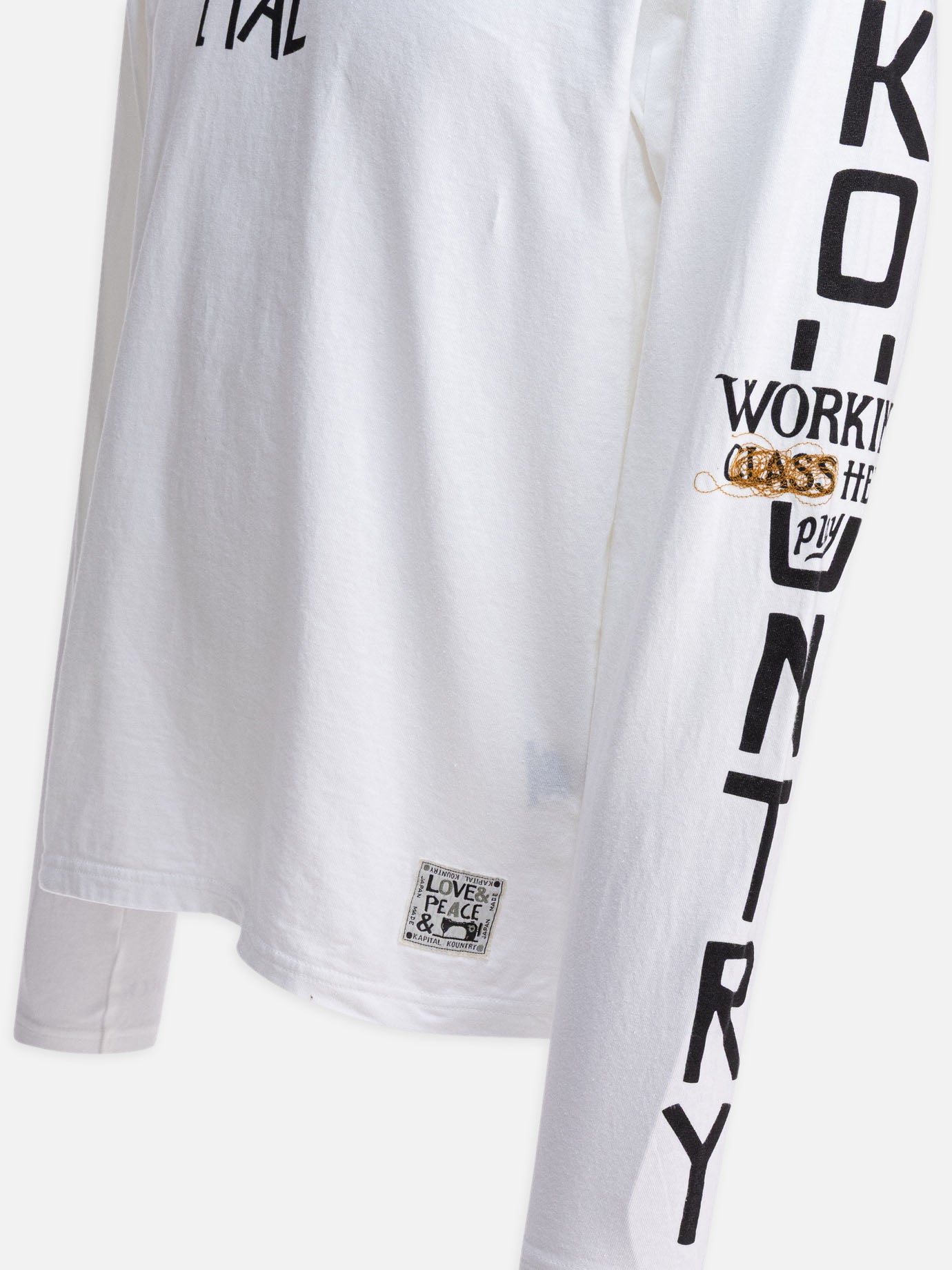 T-shirt girocollo Print  Bianco - KAPITAL Uomo | PDP | VIETTI Online Store | Zoom-Modal_4
