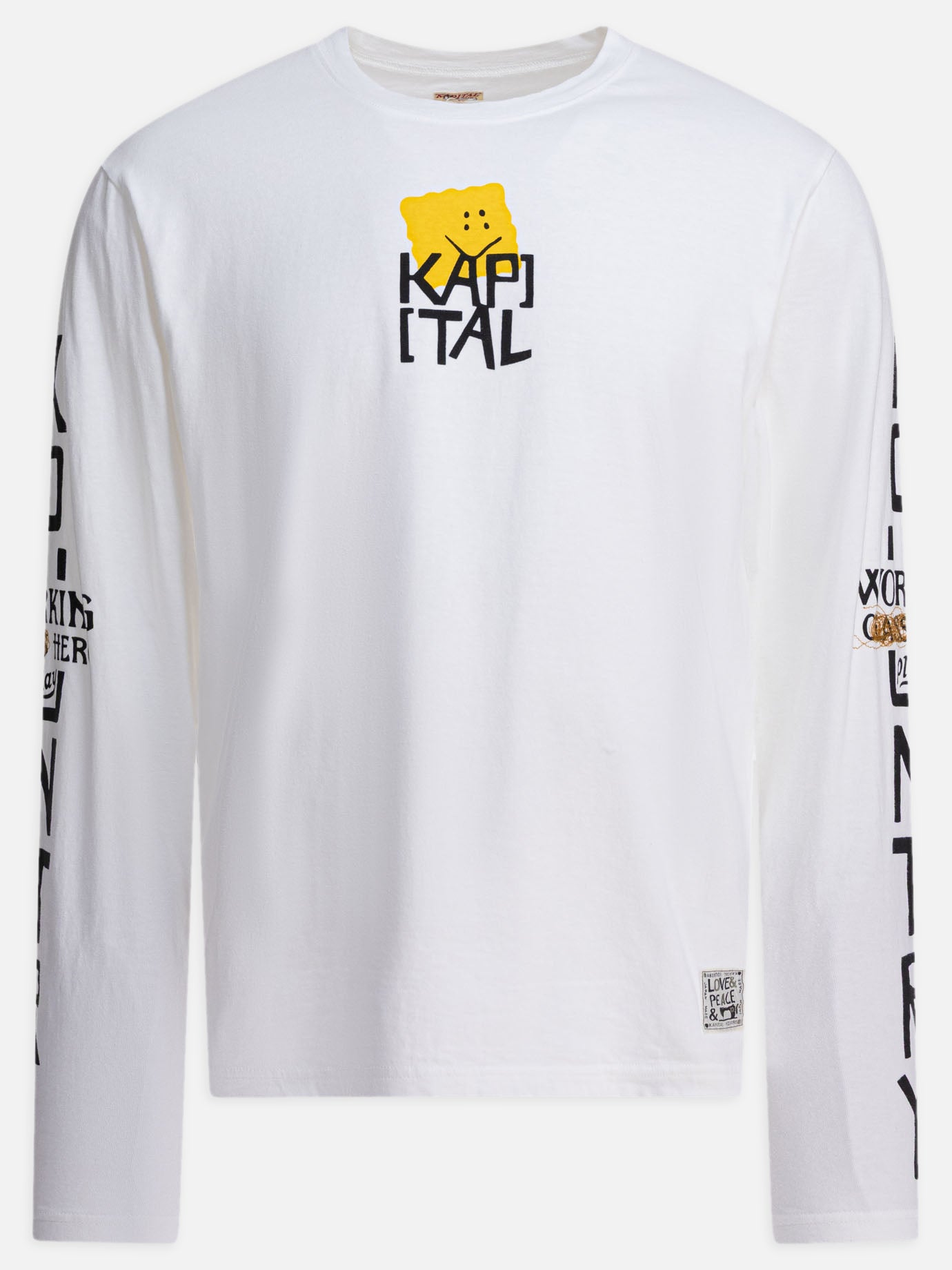 Crewneck t-shirts Print  White - KAPITAL Men | PDP | VIETTI Online Store | Zoom-Modal
