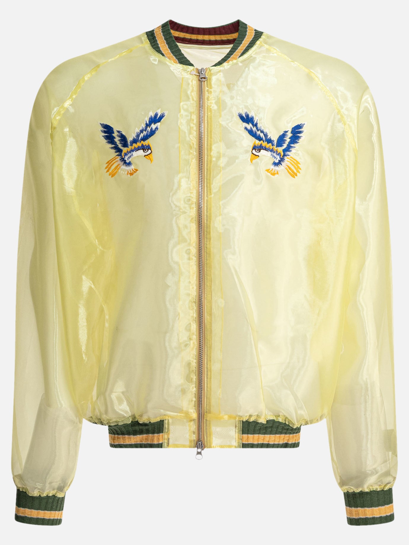 Giacche leggere & Trapuntate Solid colour  Giallo - KAPITAL Uomo | PDP | VIETTI Online Store | Zoom-Modal
