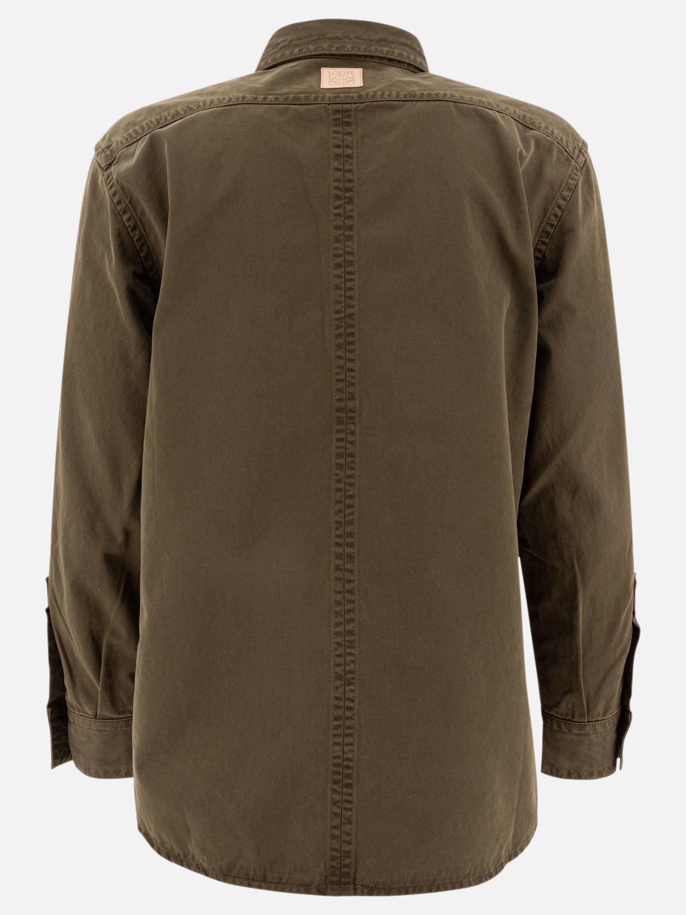 Loewe Cotton overshirt jacket Green