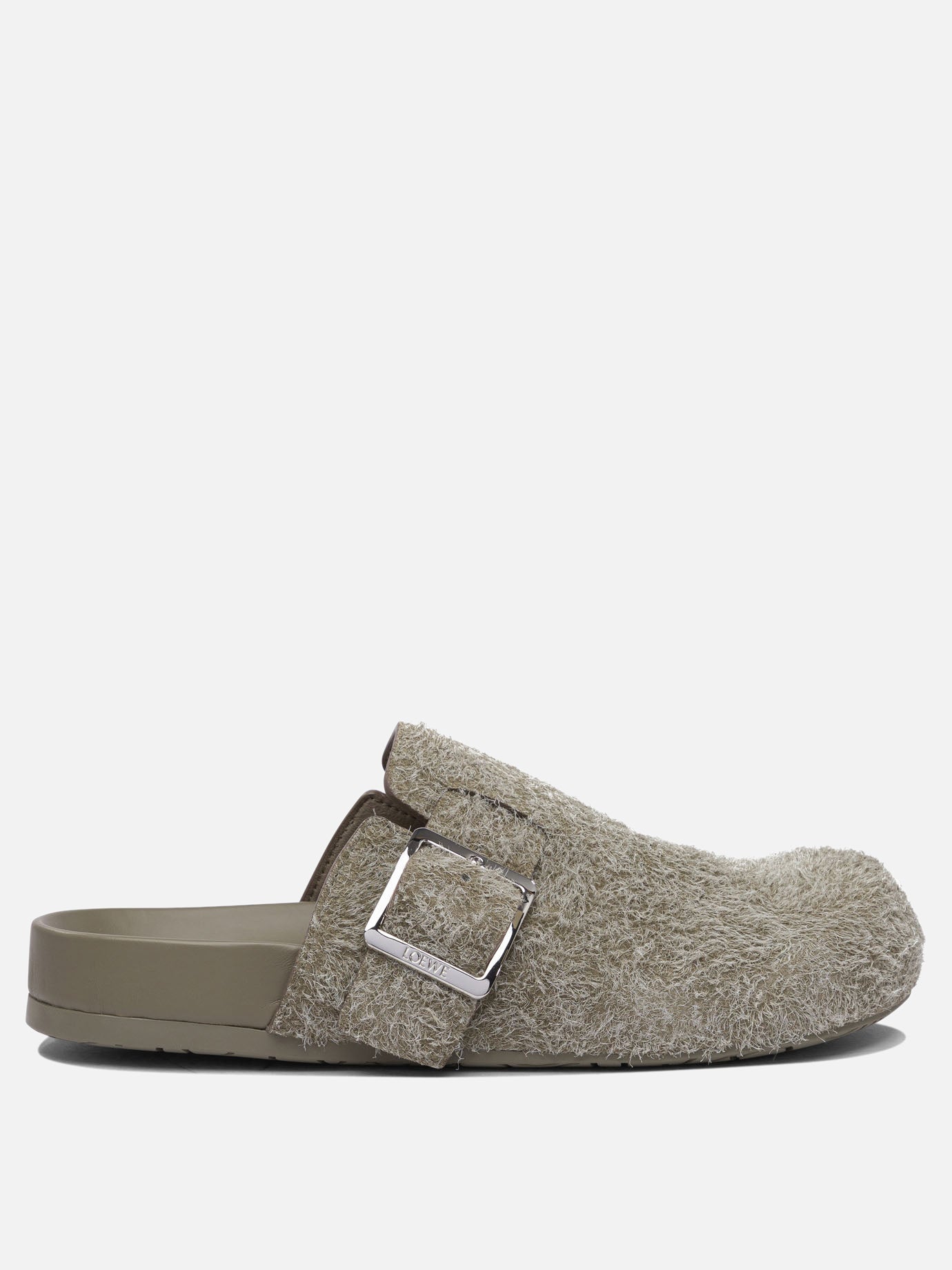 Slippers 100% leather - 100% rubber  Green - Loewe Men | PDP | VIETTI Online Store | Zoom-Modal
