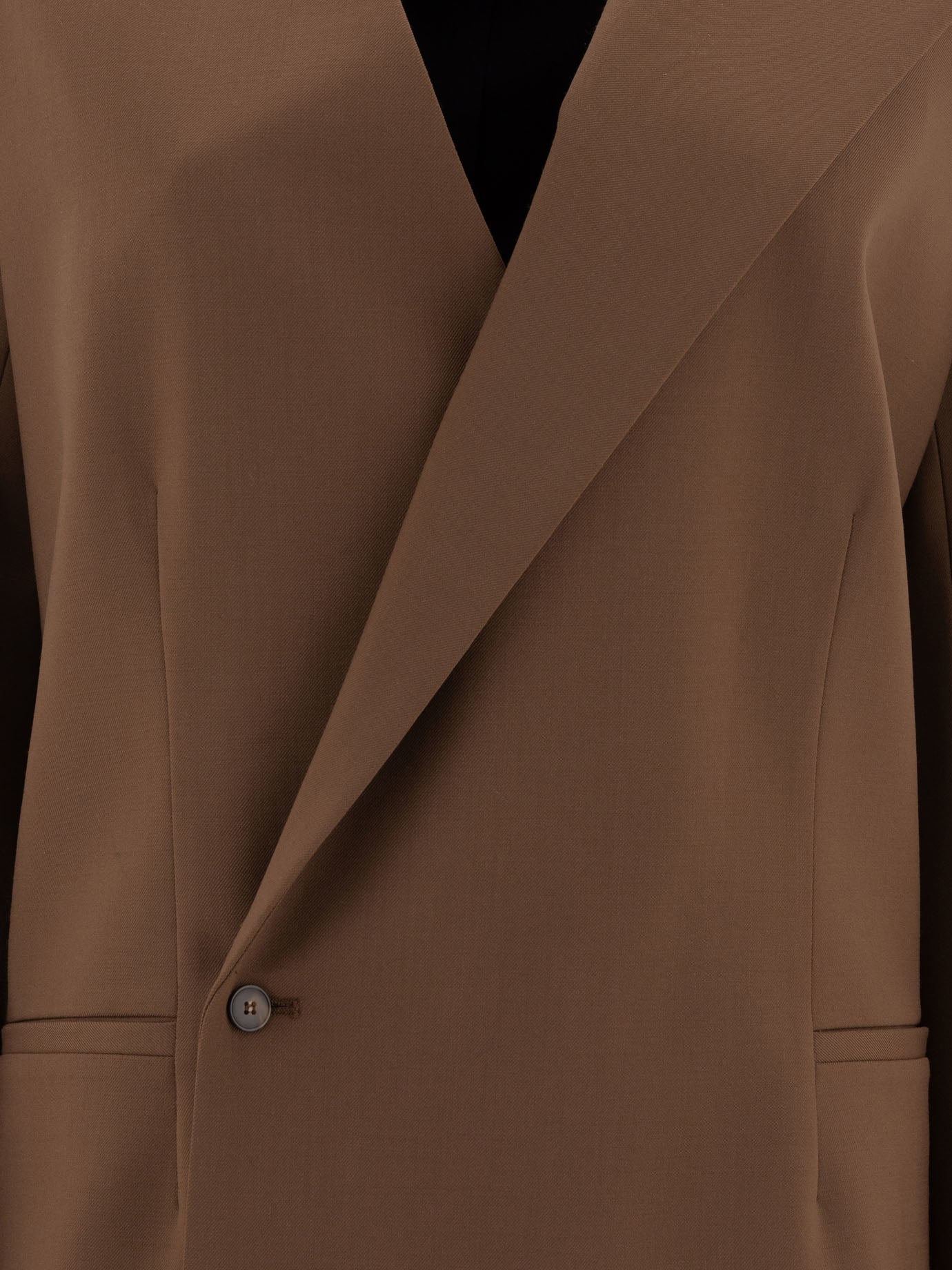 Blazer Solid colour  Marrone - Loulou Studio Donna | PDP | VIETTI Online Store | thumbnail_3