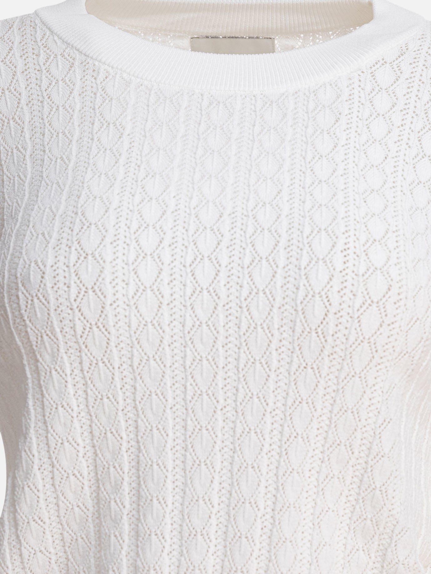 Maglioni girocollo Textured knit  Bianco - Loulou Studio Donna | PDP | VIETTI Online Store | thumbnail_3