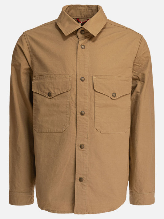 Manifattura Ceccarelli Giacca overshirt "Country" 11312600_40 Brown 1