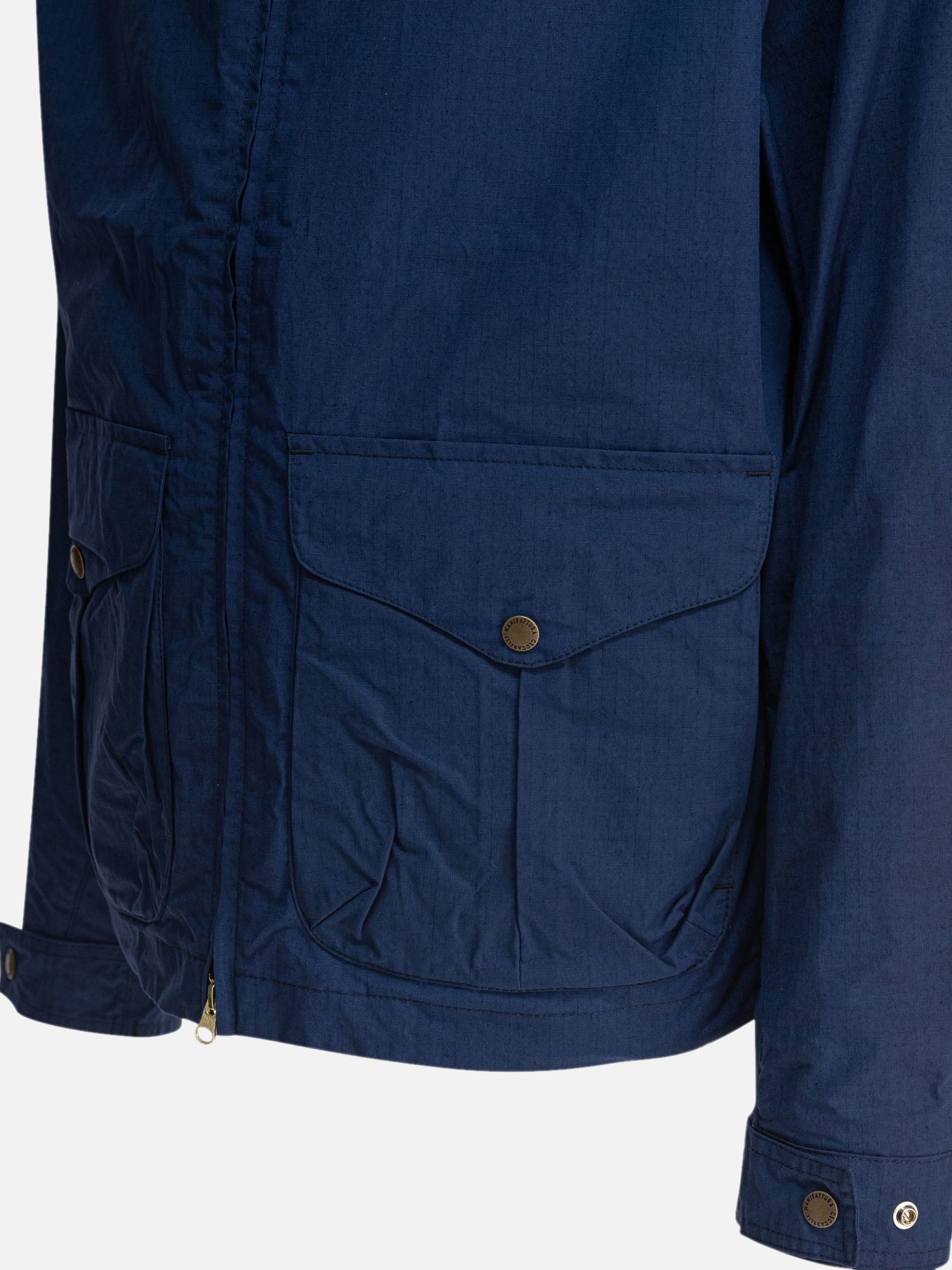 Giacche leggere & Trapuntate Solid colour  Blu - Manifattura Ceccarelli Uomo | PDP | VIETTI Online Store | thumbnail_4