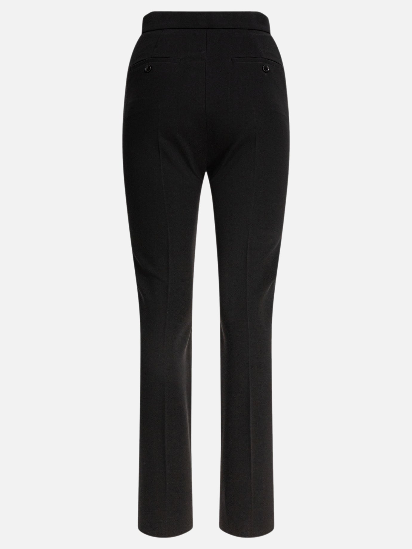 Max Mara Straight-leg trousers Black