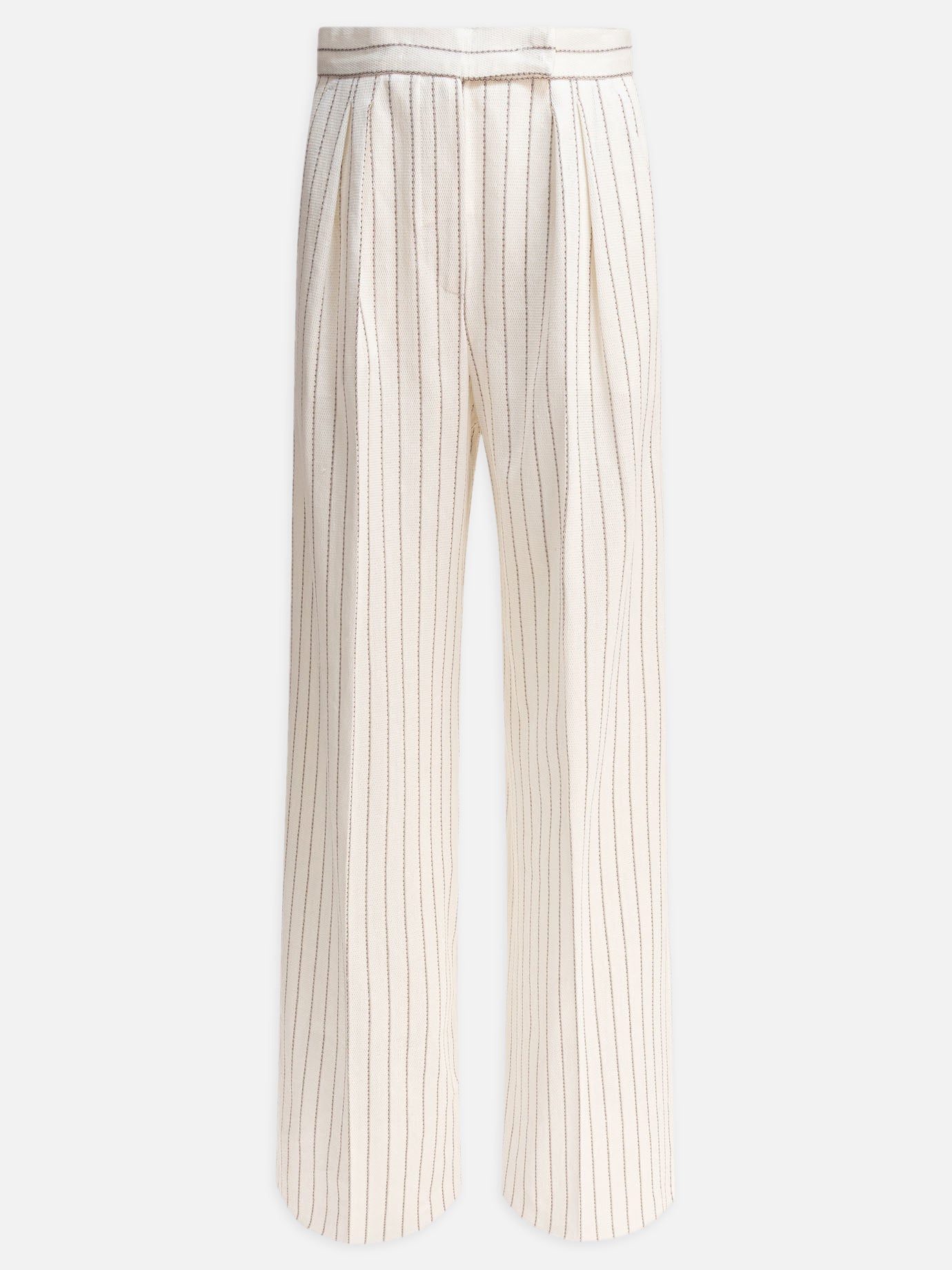 Max Mara Wide-leg trousers 11854464_40 White thumbnail_1