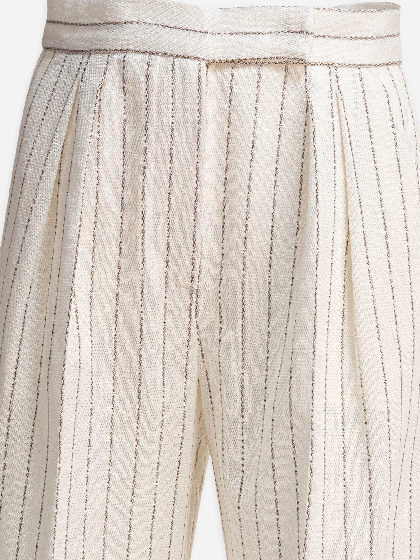 Max Mara Wide-leg trousers White