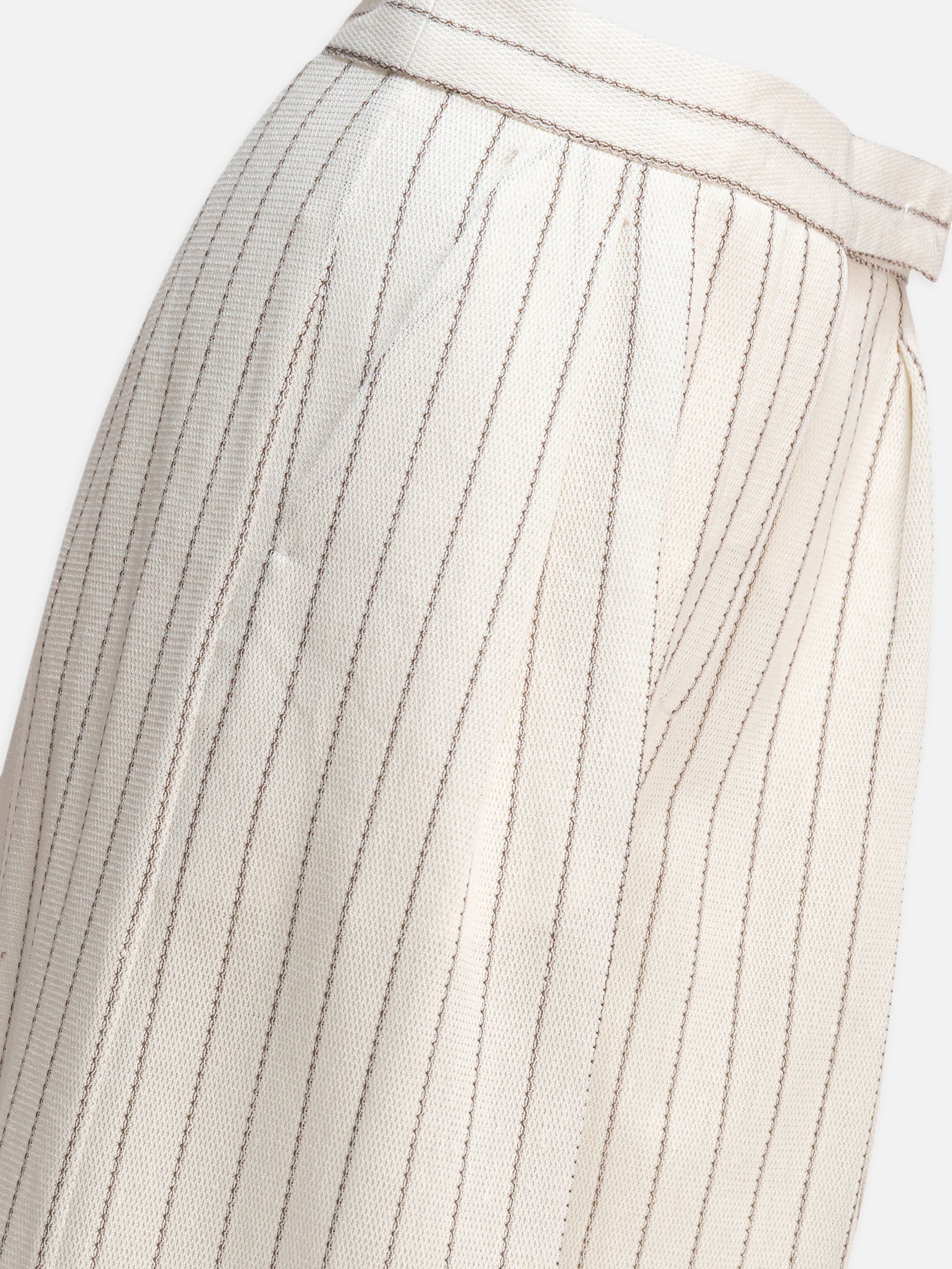 Max Mara Wide-leg trousers White