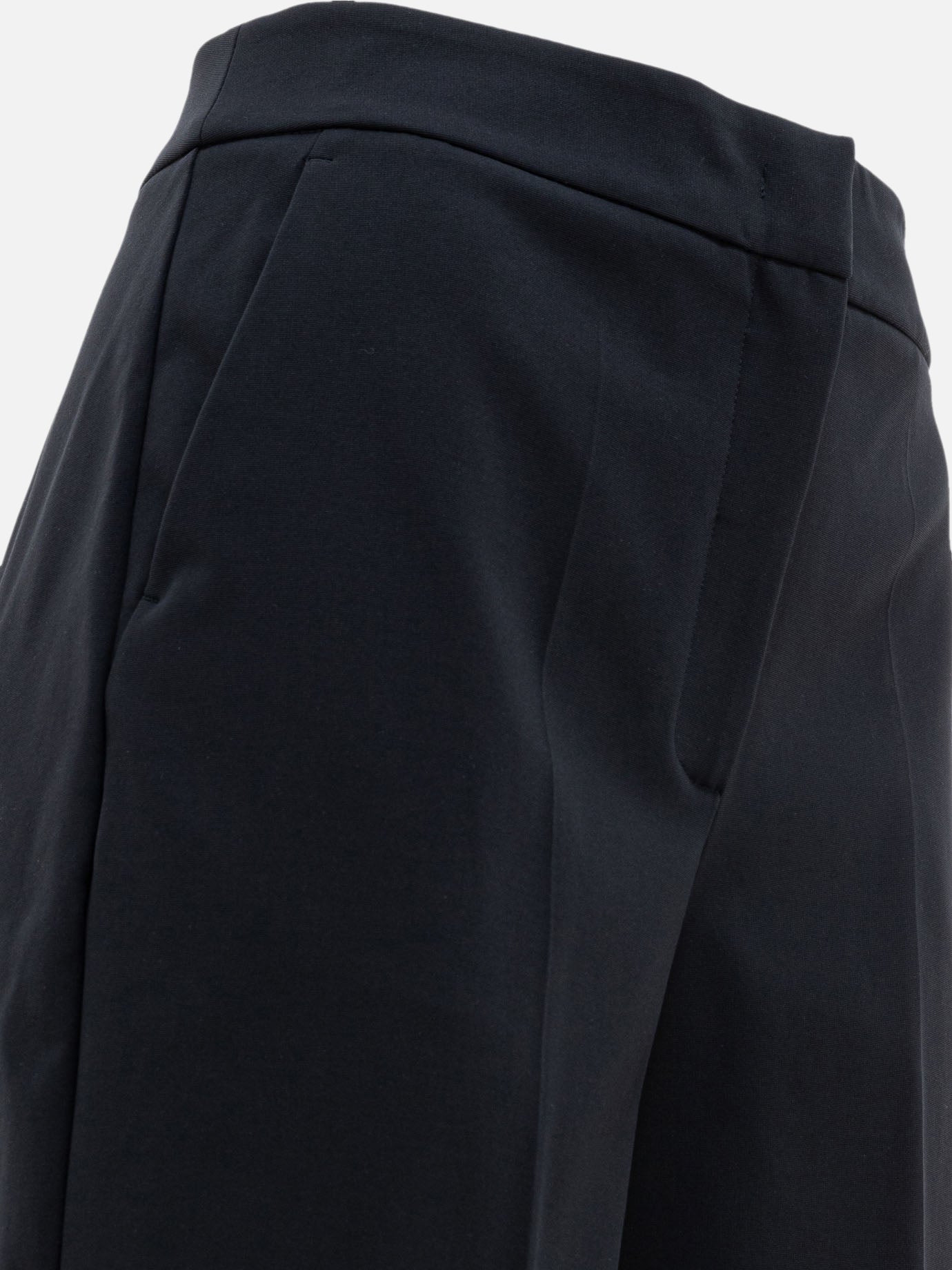 Max Mara Straight-leg trousers Black