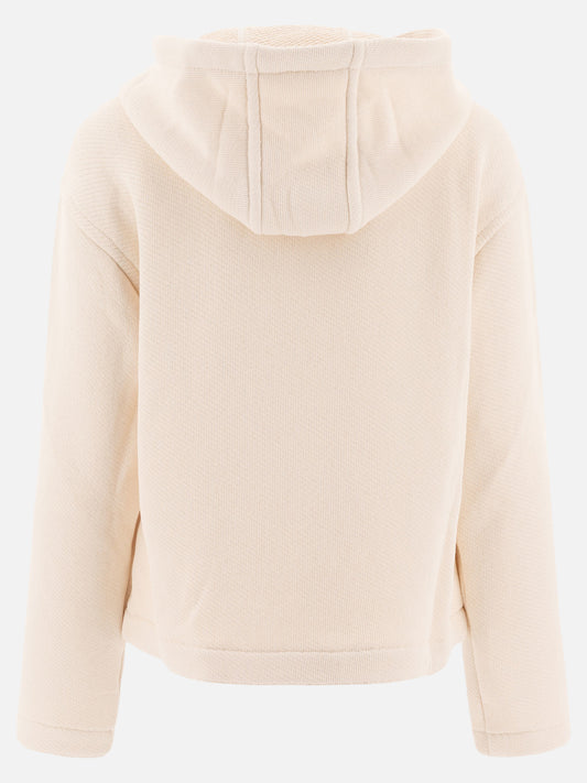 Max Mara Hoodie with embroidered logo 12582189_S White 2