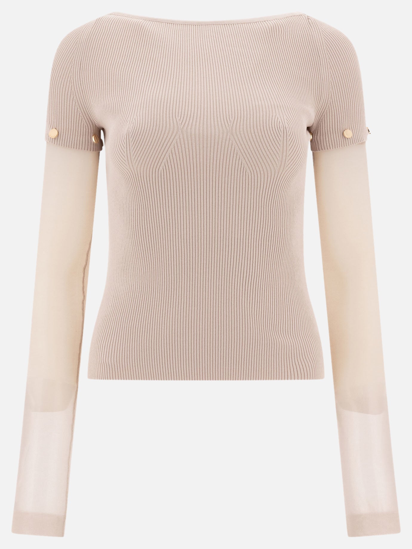 T-shirt girocollo Solid colour  Rosa - Max Mara Sportmax Donna | PDP | VIETTI Online Store | Zoom-Modal
