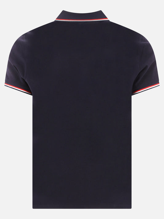 Polo shirts with buttons Logo  Blue - Moncler Men | PLP | VIETTI Online Store | 2
