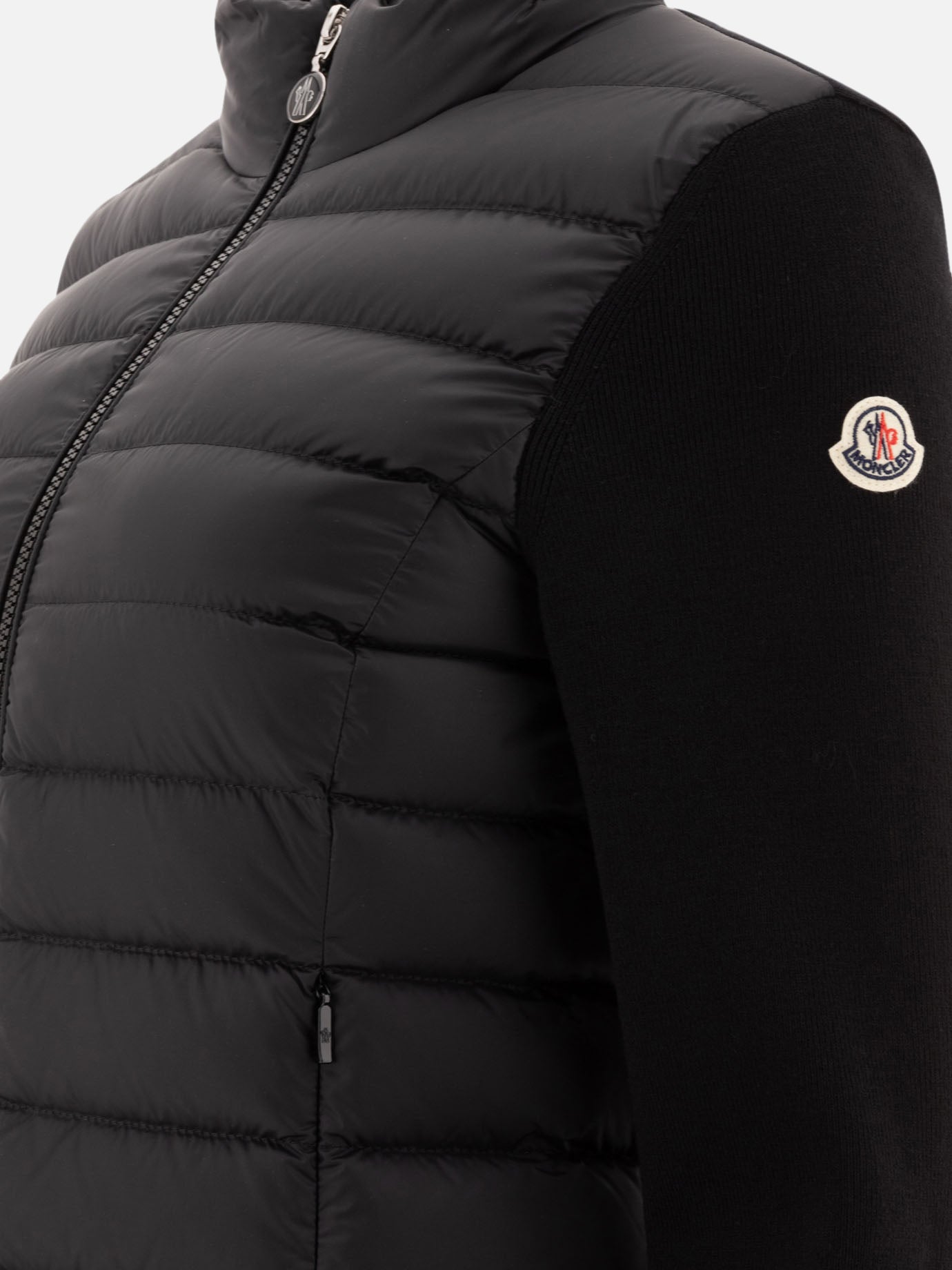 Piumini corti Logo  Nero - Moncler Donna | PDP | VIETTI Online Store | Zoom-Modal_4

