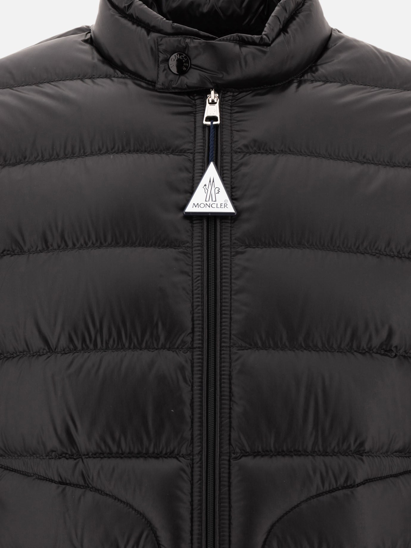 Piumini corti Logo  Nero - Moncler Uomo | PDP | VIETTI Online Store | Zoom-Modal_3
