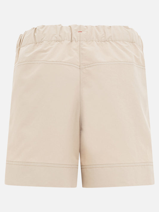 Moncler Grenoble Shorts in technical froissé 10087919_XS Beige 2