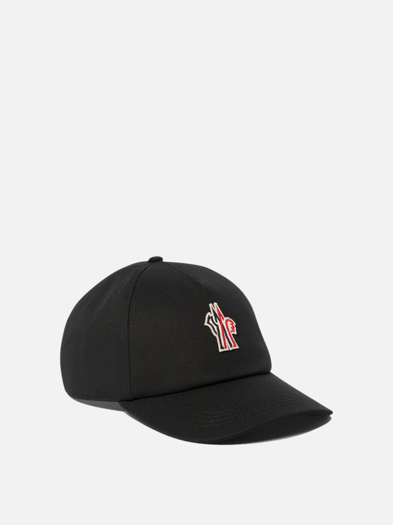 Moncler Grenoble Cappello da baseball in gabardine 11616111_UNI Black thumbnail_2