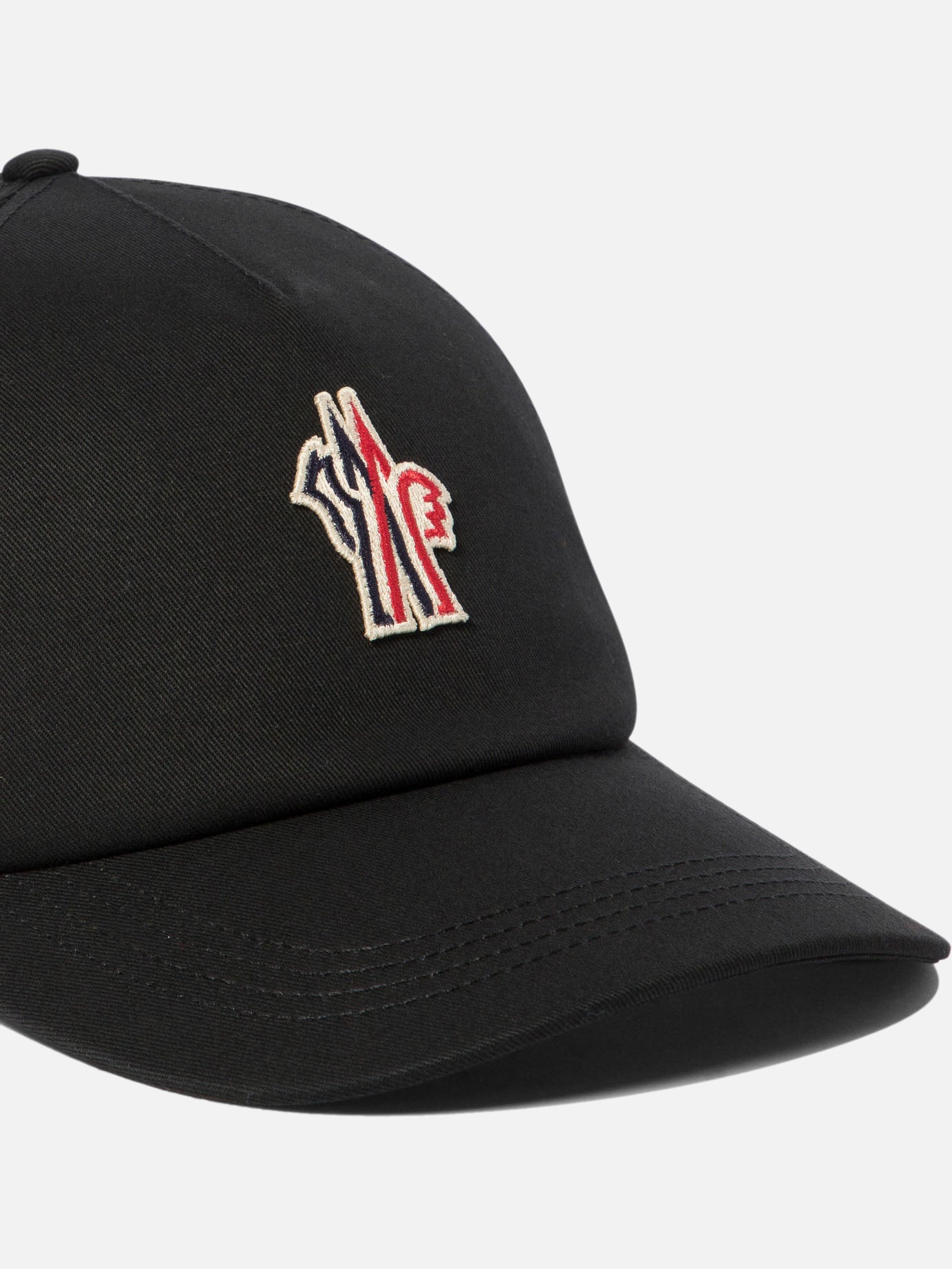 Moncler Grenoble Cappello da baseball in gabardine 11616111_UNI Black thumbnail_4