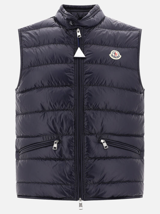 Moncler "Gui" down gilet 13154086_2 Blue 1