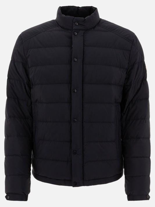 Piumini corti Logo  Nero - Moncler Uomo | PLP | VIETTI Online Store 
