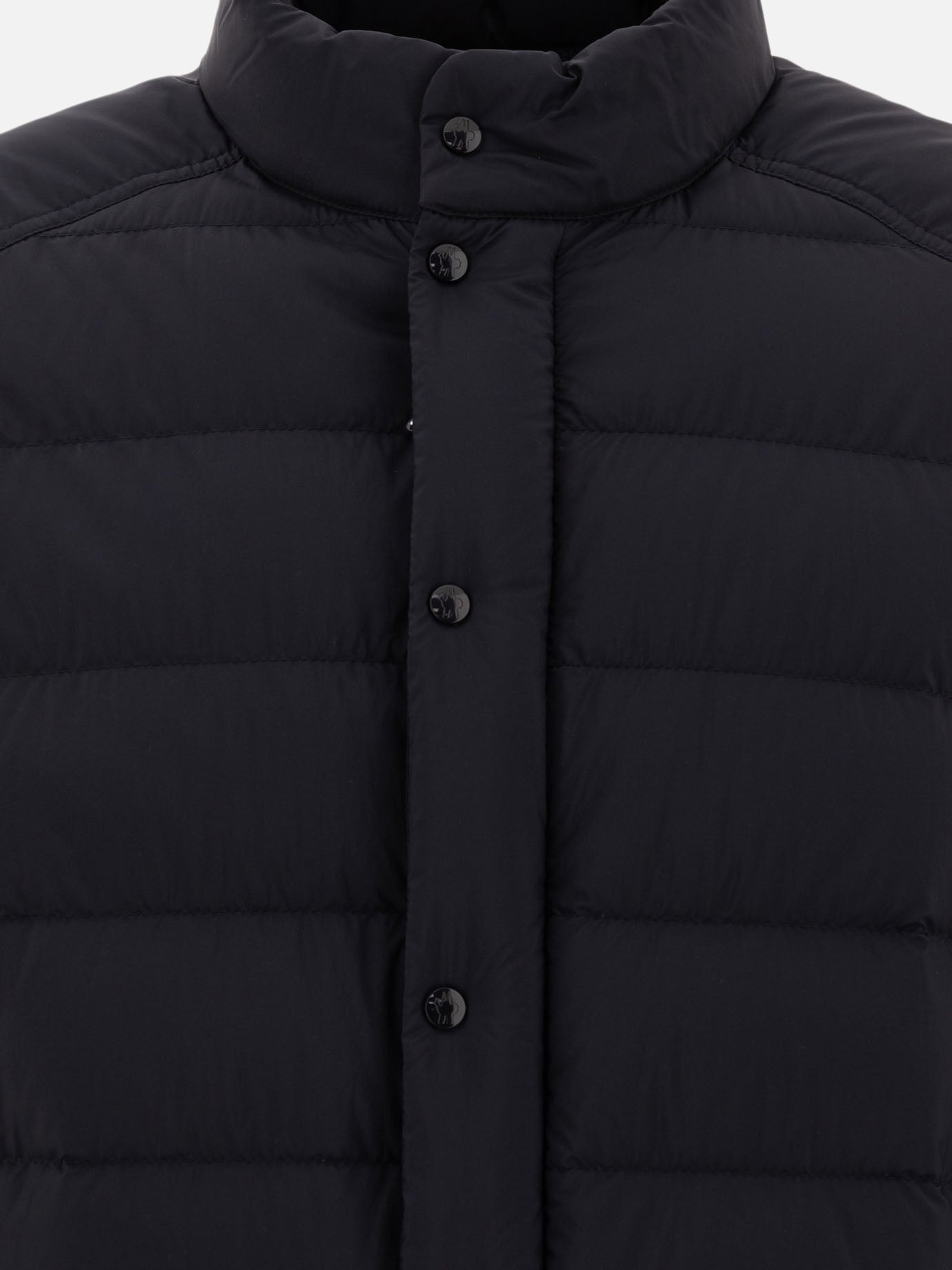 Piumini corti Logo  Nero - Moncler Uomo | PDP | VIETTI Online Store | thumbnail_3