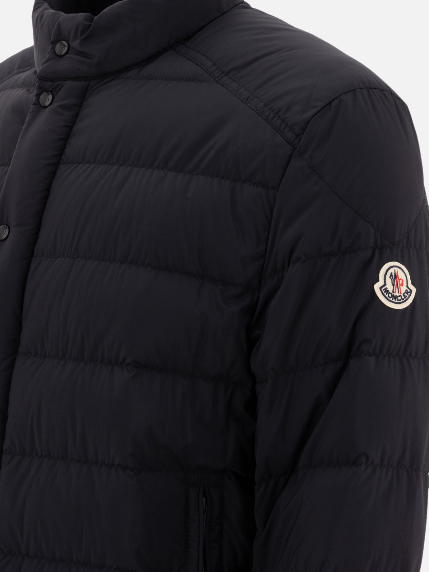 Piumini corti Logo  Nero - Moncler Uomo | PDP | VIETTI Online Store | thumbnail_4