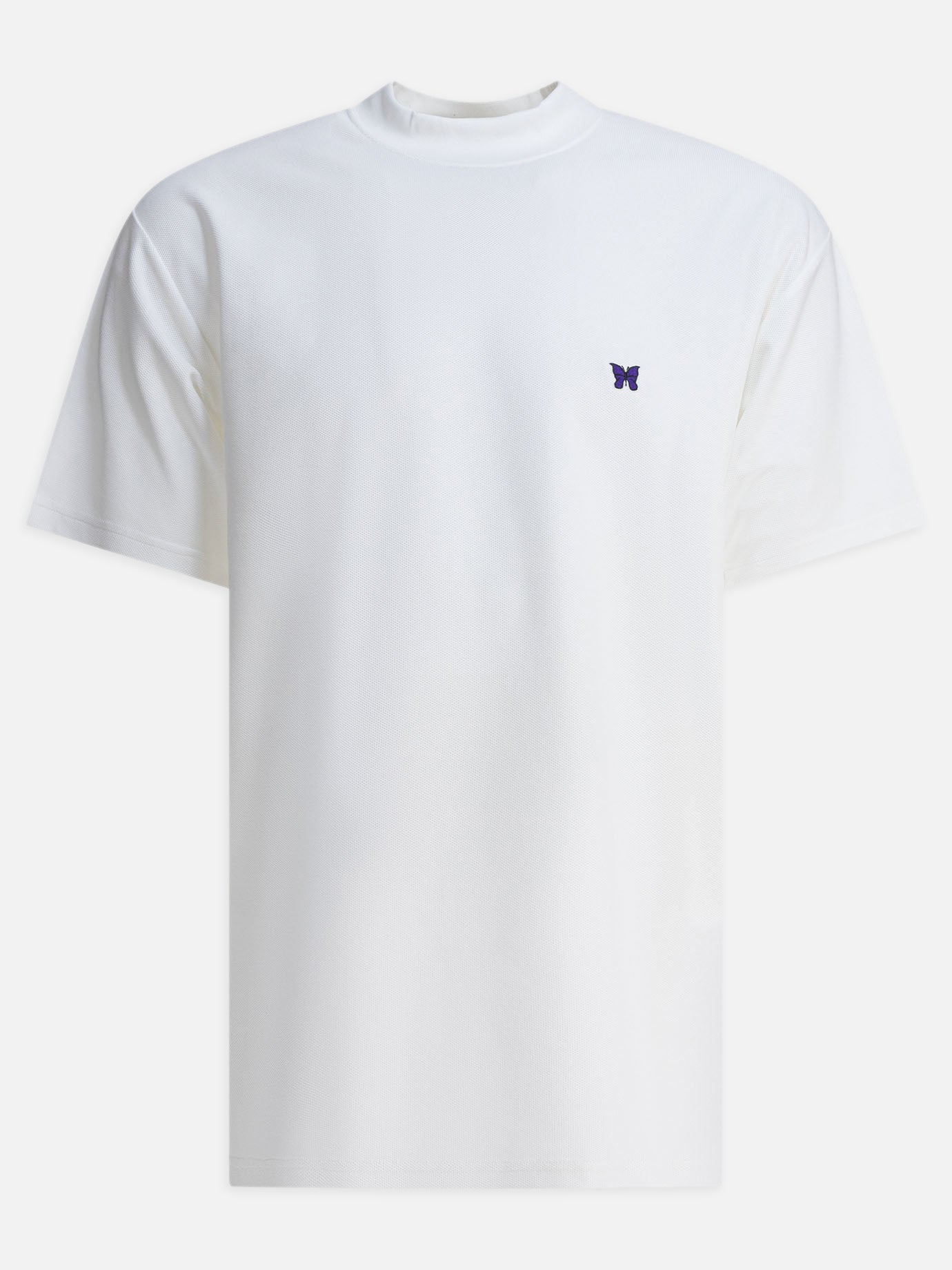 Mock neck t-shirts Logo  White - Needles Men | PDP | VIETTI Online Store | thumbnail